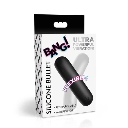 Bang! Flexible Silicone Bullet - Black XR Brands