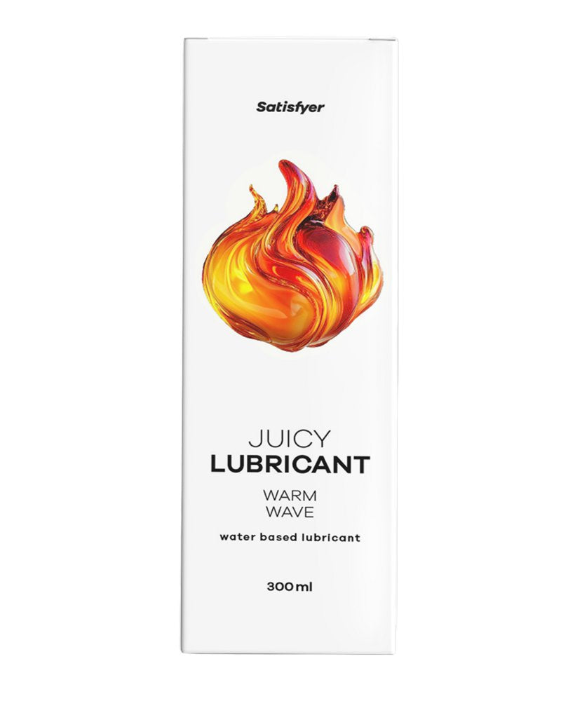 Satisfyer Juicy Lubricant 300 ml Warm Wave - Warming Water Based Lubricant - 300 ml Bottle Satisfyer