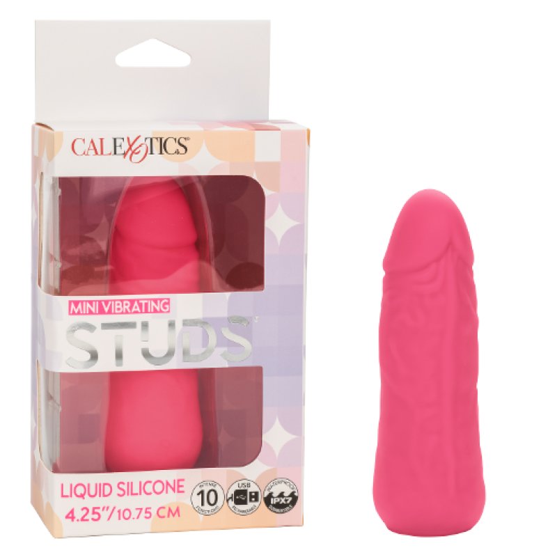 CalExotics Mini Vibrating Studs Pink compact vibrating dildo - ClubX Australia