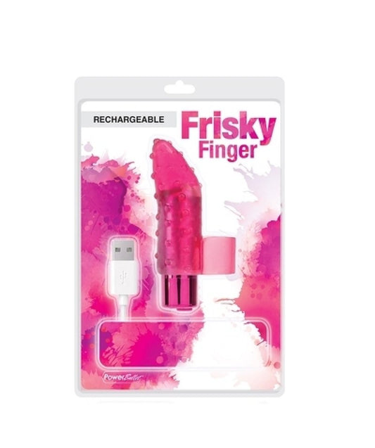 Power Bullet Frisky Finger massager Pink - ClubX Australia