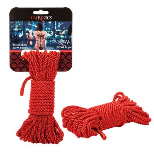 Scandal BDSM Rope 10M Red Calexotics