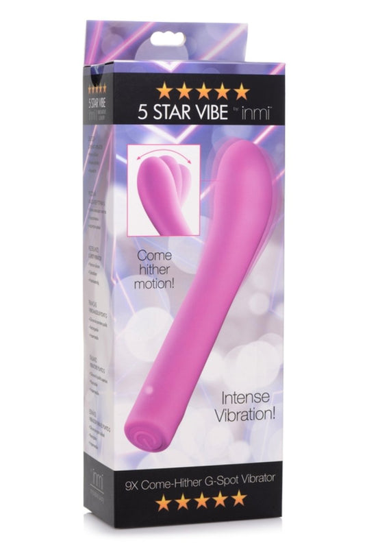 XR Brands Inmi 5 Star Come Hither G-Spot Vibrator - Pink XR Brands