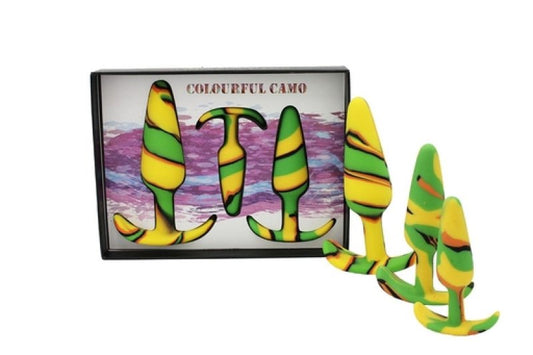 Colourful Camo Sail Anal Kit Yellow Colourful Camo