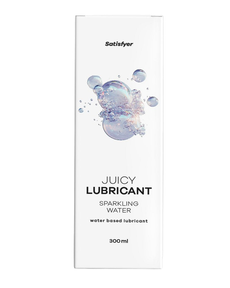 Satisfyer Juicy Lubricant 300 ml Sparkling Water - Tingling Water Based Lubricant - 300 ml Bottle Satisfyer