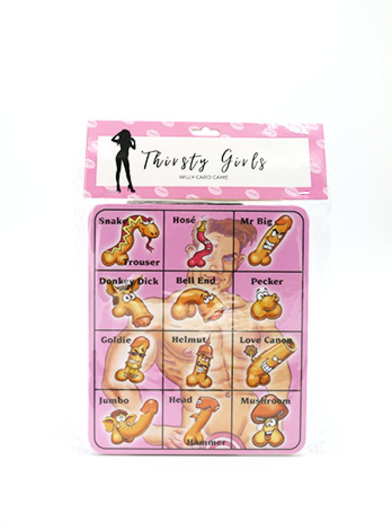Thirsty Girls - Willy Bingo Playing Cards Game Thirsty Girls