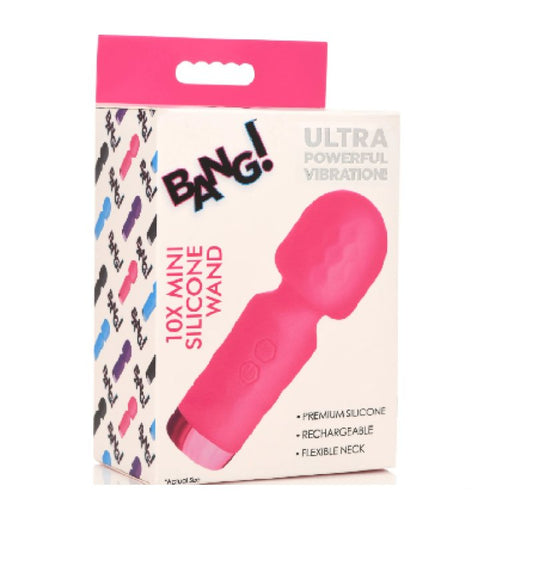 Bang! 10X Mini Silicone Wand - Pink XR Brands