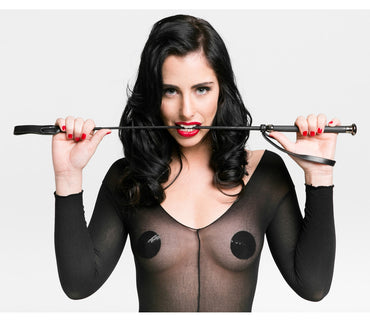 Riding Crop with Brass End - Club X