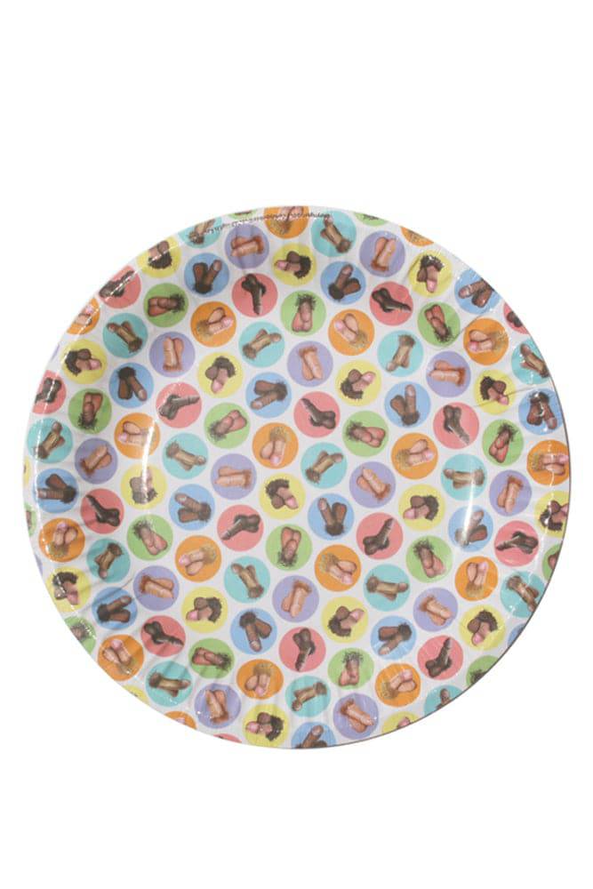 Dirty Dishes Mini-Penis Style Plates (8 X Pack) - Club X
