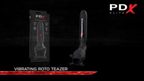 PDX Elite Vibrating Roto-Sucker - Black Vibrating Head Masturbator