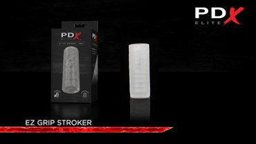 PDX Elite EZ Grip Stroker Clear - ClubX