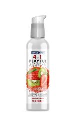 Playful Flavours 4 In 1 Strawberry/Kiwi Pleasure 4oz Swiss Navy
