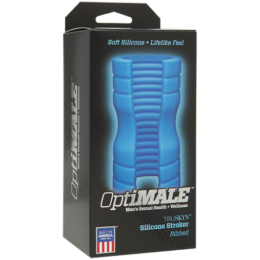 Truskyn Silicone Stroker Ribbed (Blue) Default Title - Club X