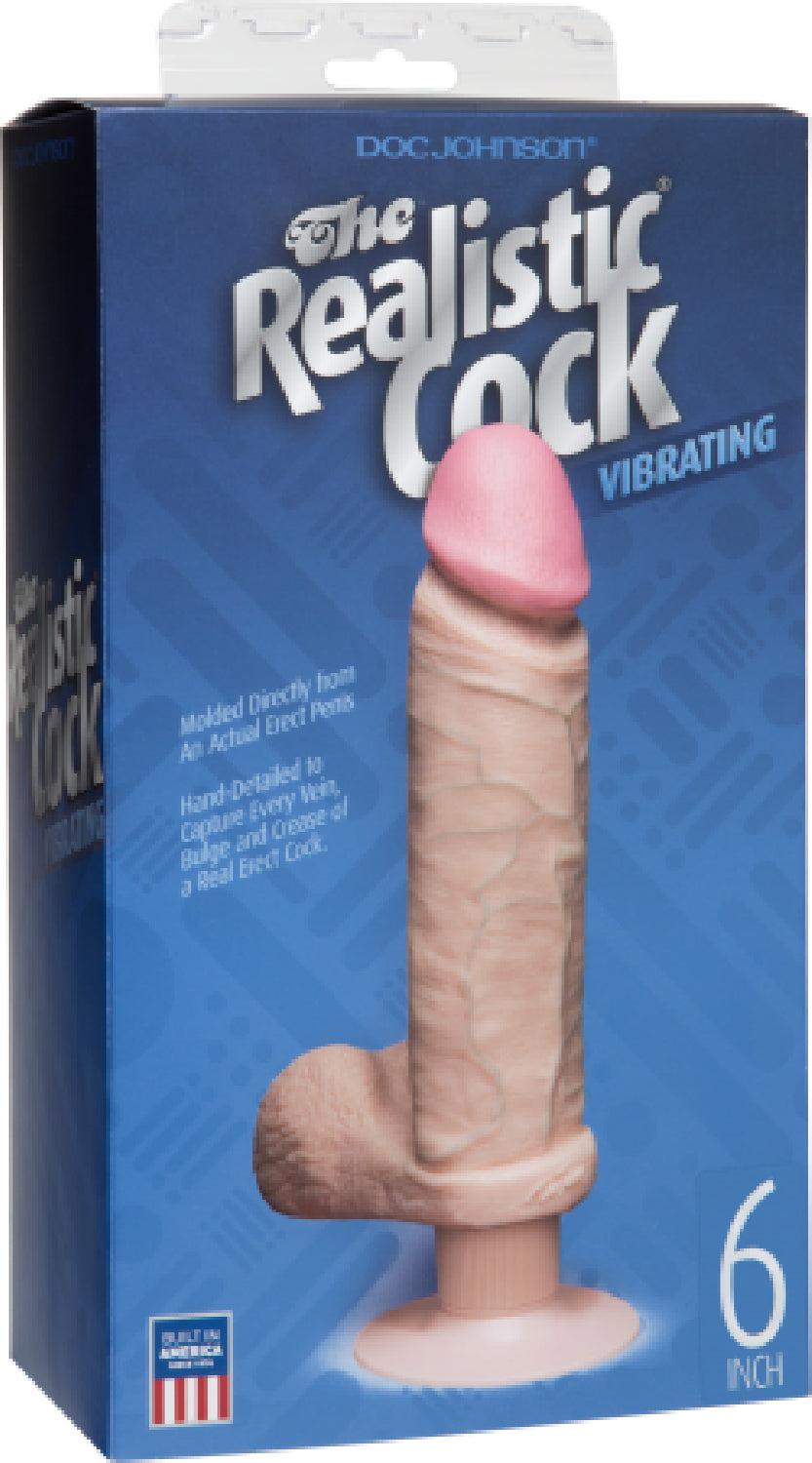 Cock Vibrating 6" (Vanilla) Default Title - Club X