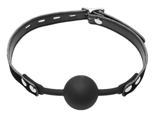Premium Hush Locking Silicone Comfort Ball Gag Default Title - Club X