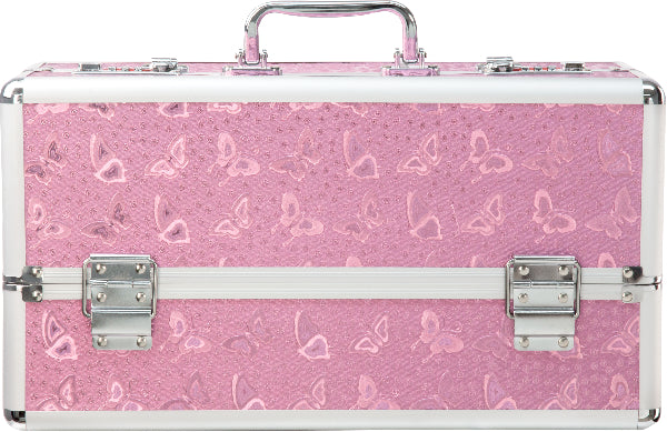 Lockable Large Vibrator Case Pink - Club X