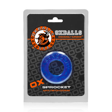Oxballs Sprocket Cockring Ice Blue - Club X