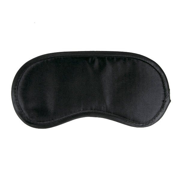 Black Satin Eye Mask - Club X