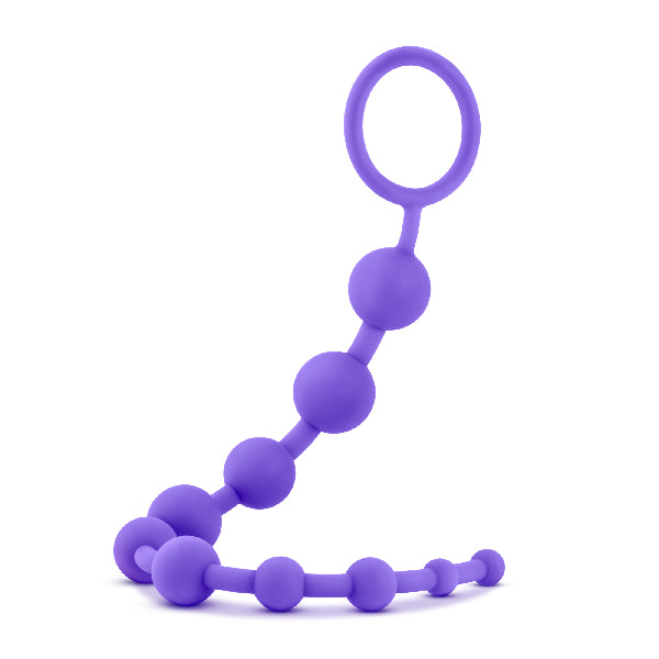 Luxe Silicone 10 Beads Purple  - Club X