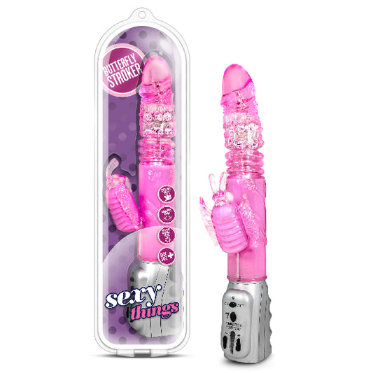 Sexy Things Butterfly Stroker Pink  - Club X