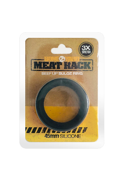 Meat Rack Cock Ring Black  - Club X