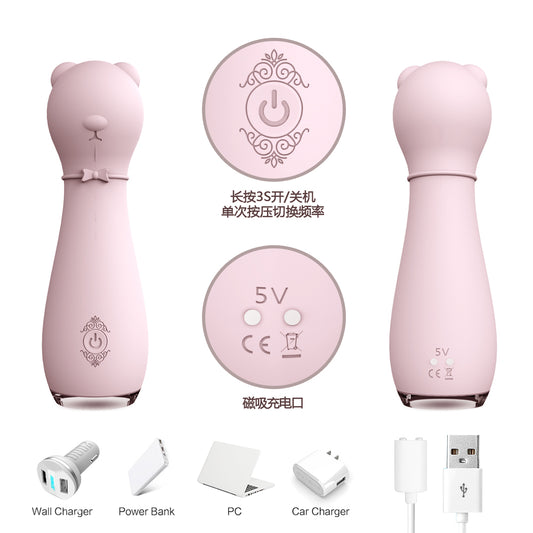 S-Hande Bonnie Massager Orchid flexible silicone wand vibrator - ClubX Australia