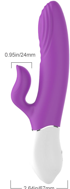 Lighter Thrusting Rabbit Vibrator - Purple Default Title - Club X