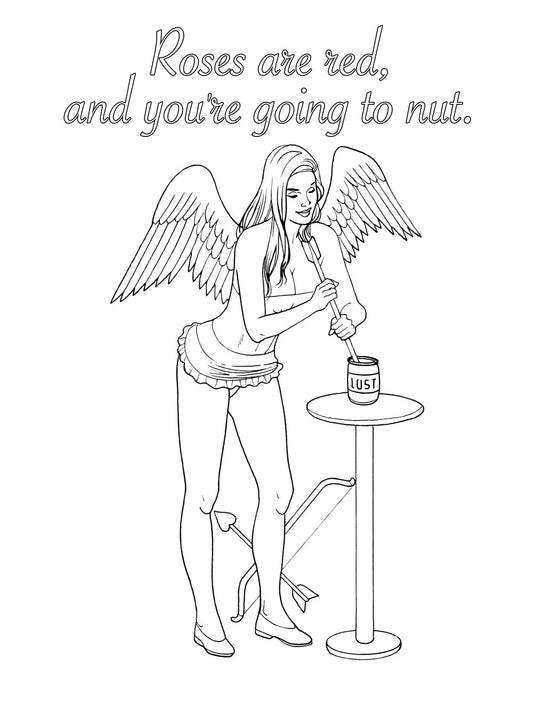 My Naughty Valentine Colouring Book Default Title - ClubX