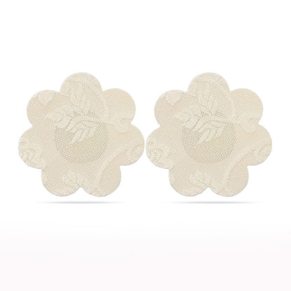 Lace Heart And Flower Nipple Pasties Twin Pack  - Club X