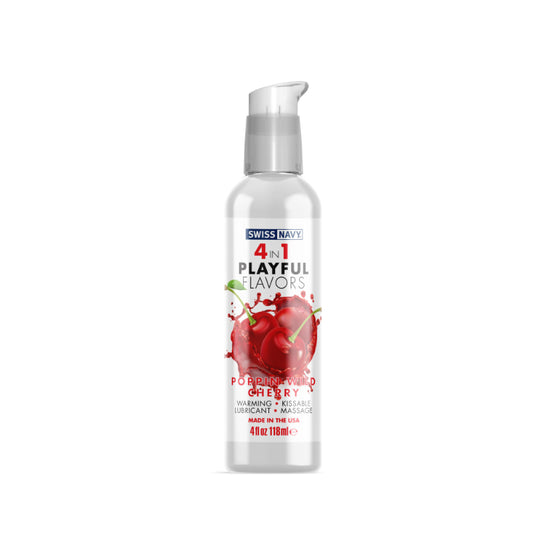 Playful Flavours 4 In 1 Poppin Wild Cherry 4oz Default Title - Club X