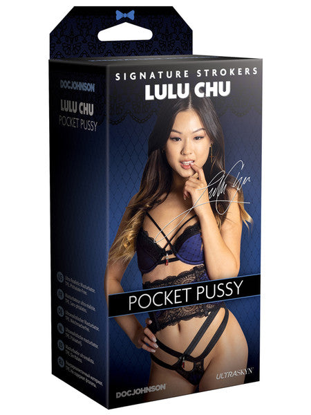 Signature Strokers Lulu Chu Ultraskyn Pocket Pussy Vanilla  - Club X