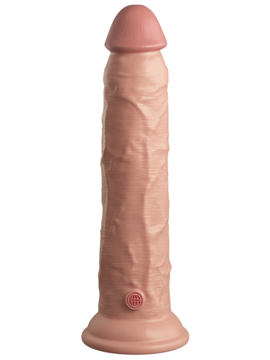 King Cock Elite 9 in. Silicone Dual Density Cock Light - ClubX