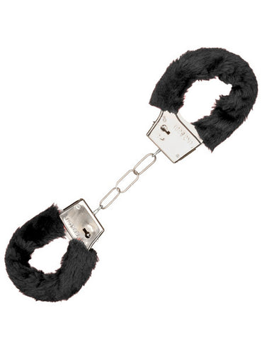 Playful Furry Cuffs Black - Club X