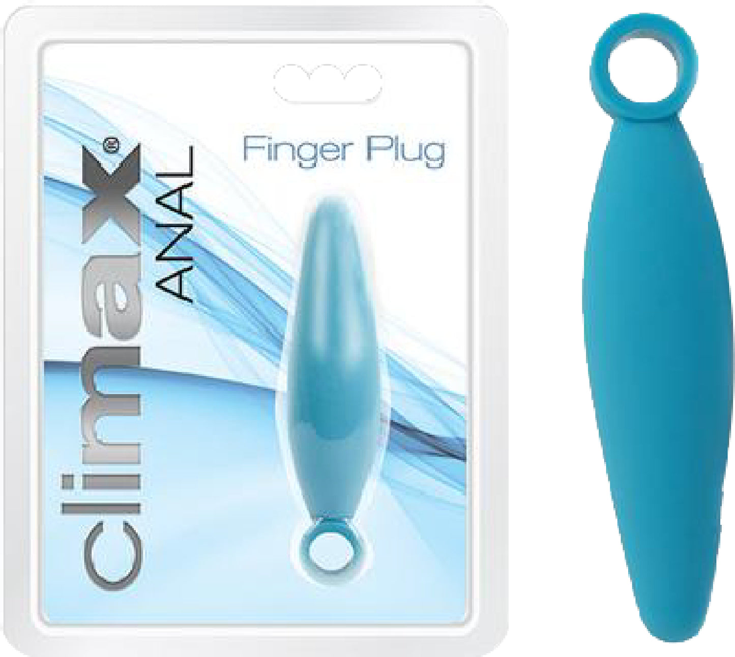 Anal Finger Plug (Deep Blue)  - Club X