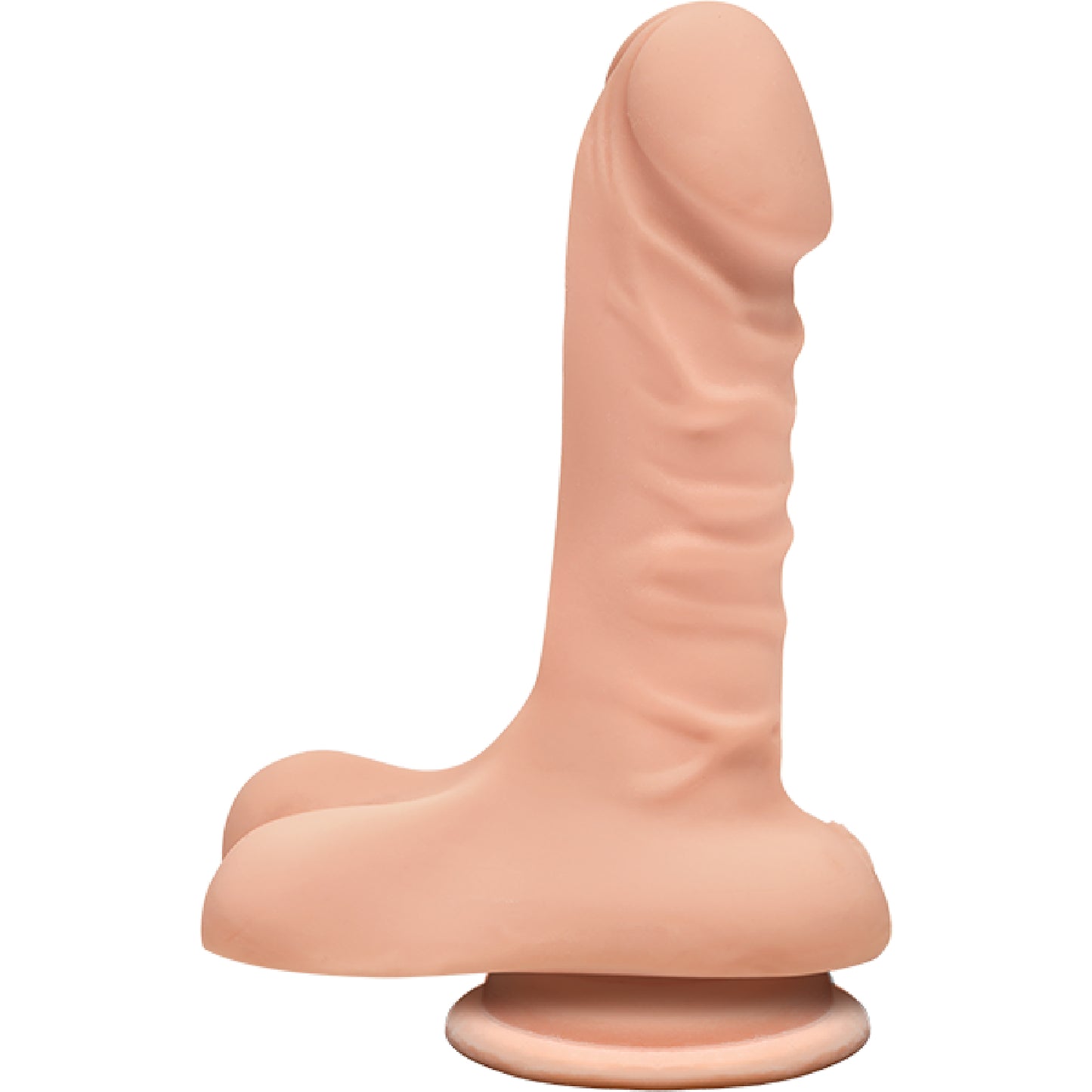 The D Super D 6" with Balls and Suction Cup (Vanilla) - Club X