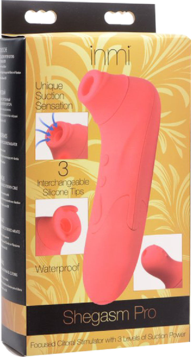 Shegasm Pro Clitoral Stimulator (Pink) - Club X