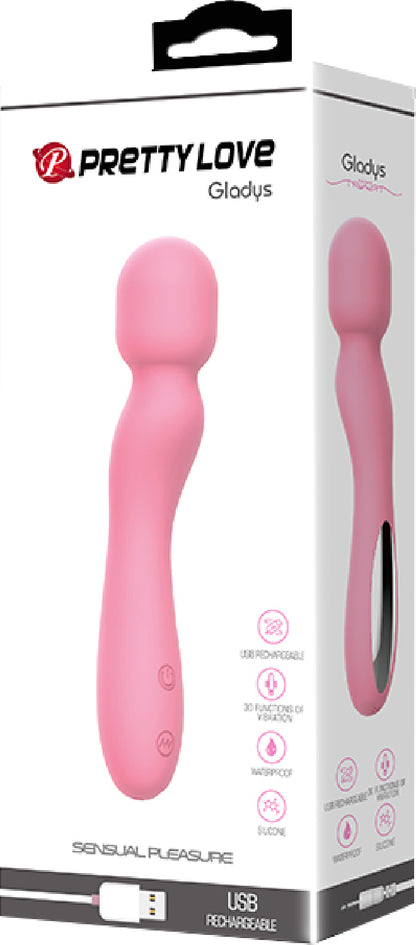 Pretty Love Rechargeable Gladys Sensual Massager (Pink)  - Club X