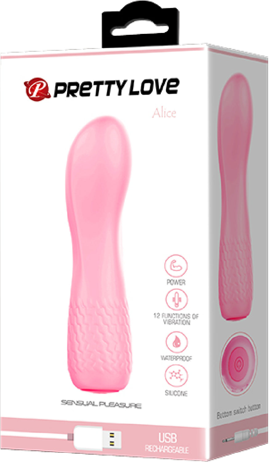 Pretty Love Rechargeable Alice Vibrator - Club X