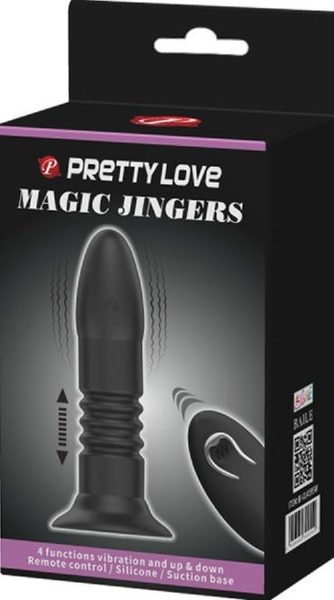 Rechargeable Magic Jingers (Black) - Club X