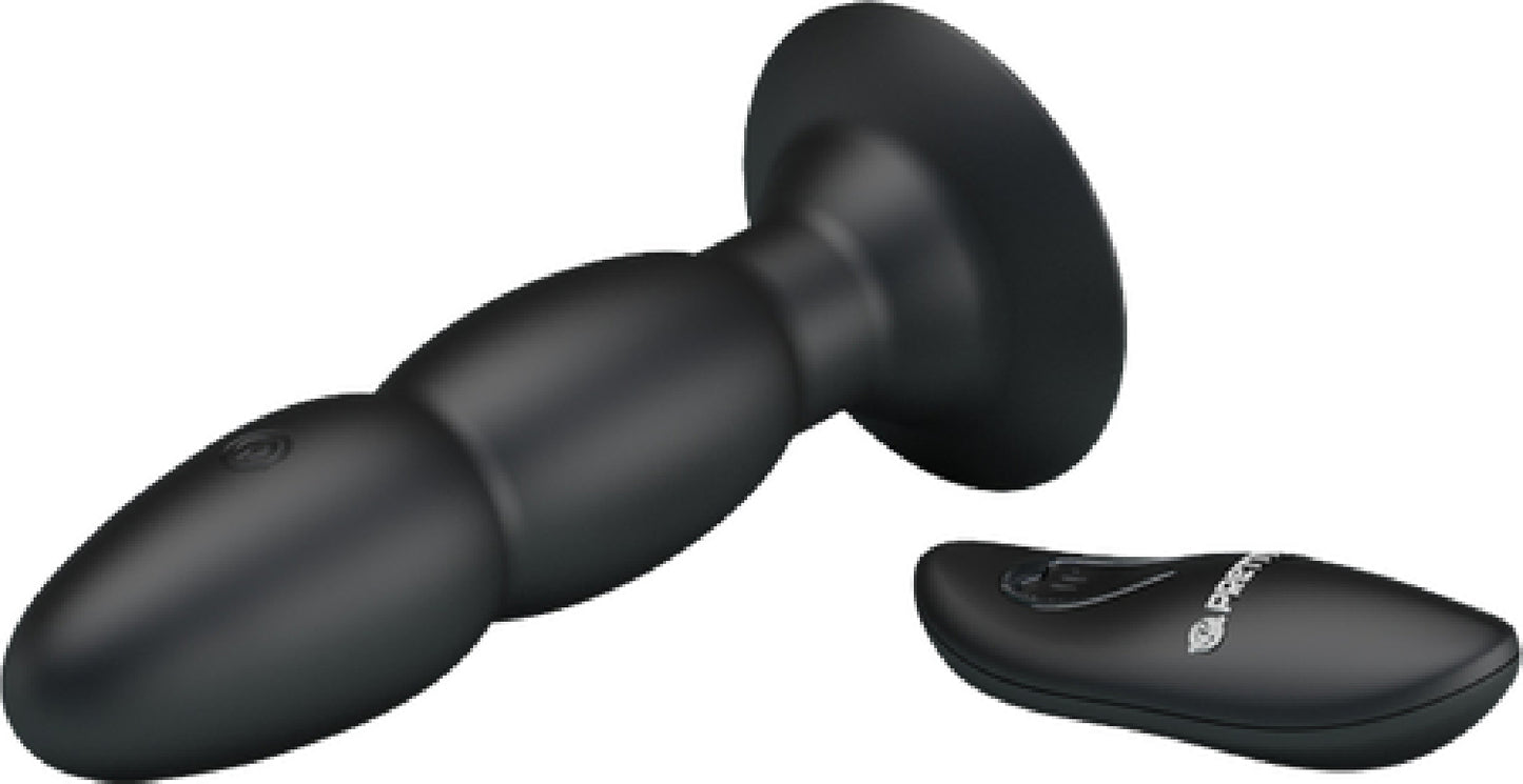 Beaded For Extra Pleasure Remote Butt Plug - Club X