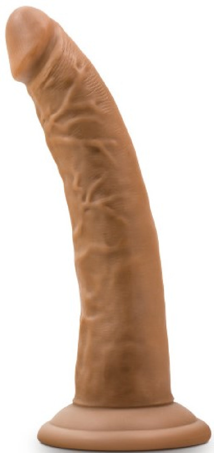 7 Inch Cock With Suction Cup (Mocha)  - Club X