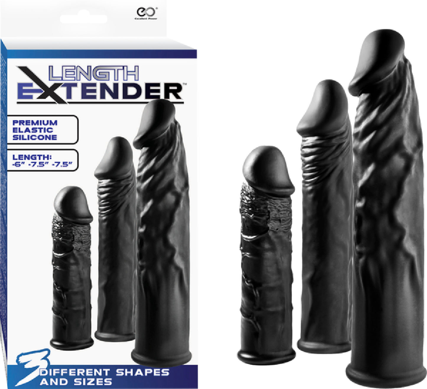 Length Extender with 3 Different Shapes and Sizes - Club X