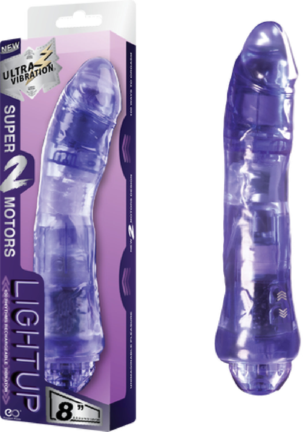 Rechargeable Vibrator 8" - Club X