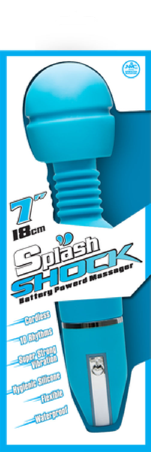 Splash Shock Silicone Vibrator 7"  - Club X