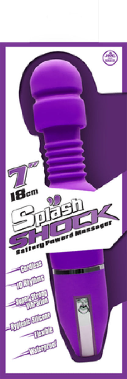 Splash Shock Silicone Vibrator 7"  - Club X