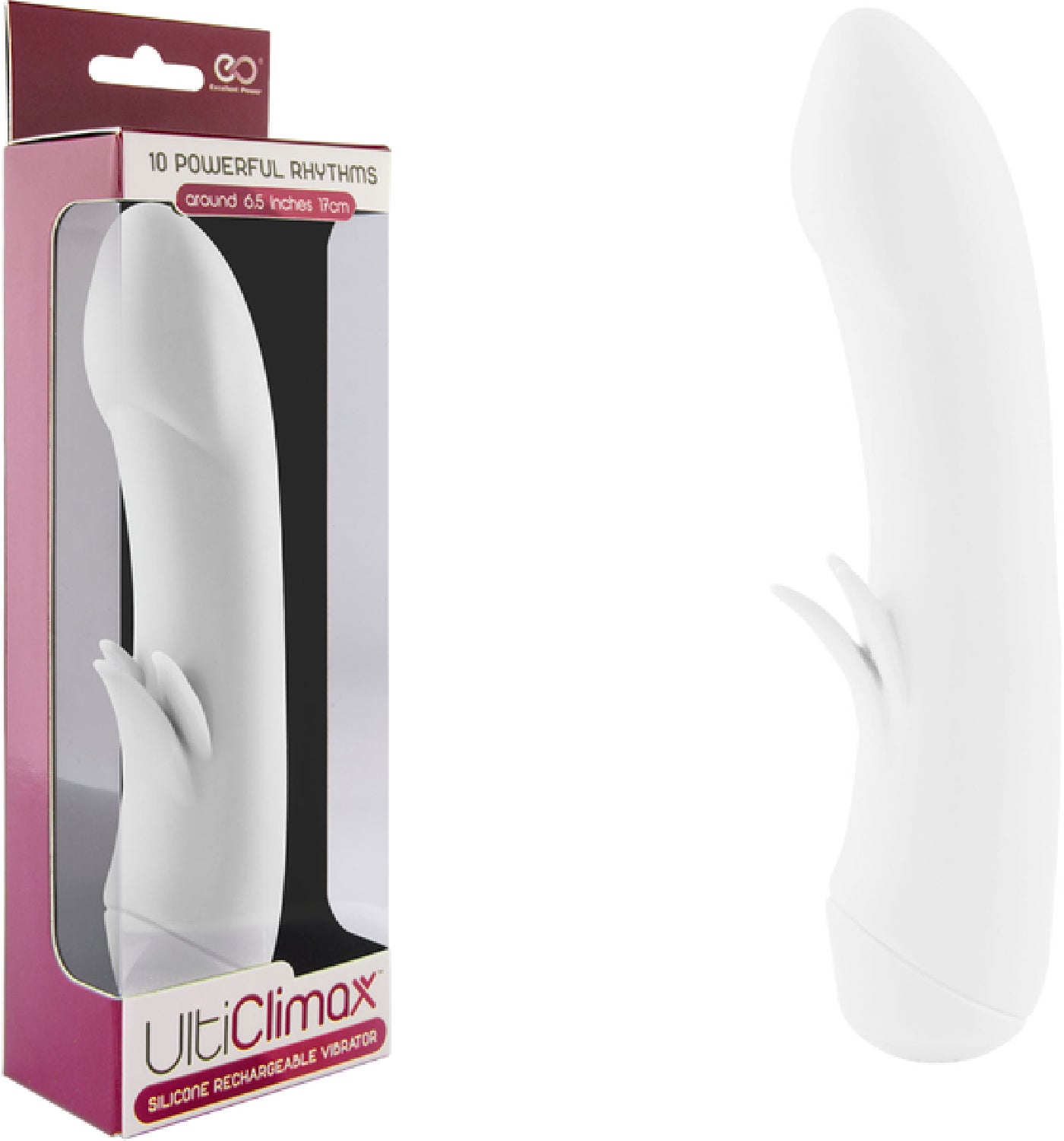 Silicone Rechargeable Vibrator Tickler - Club X