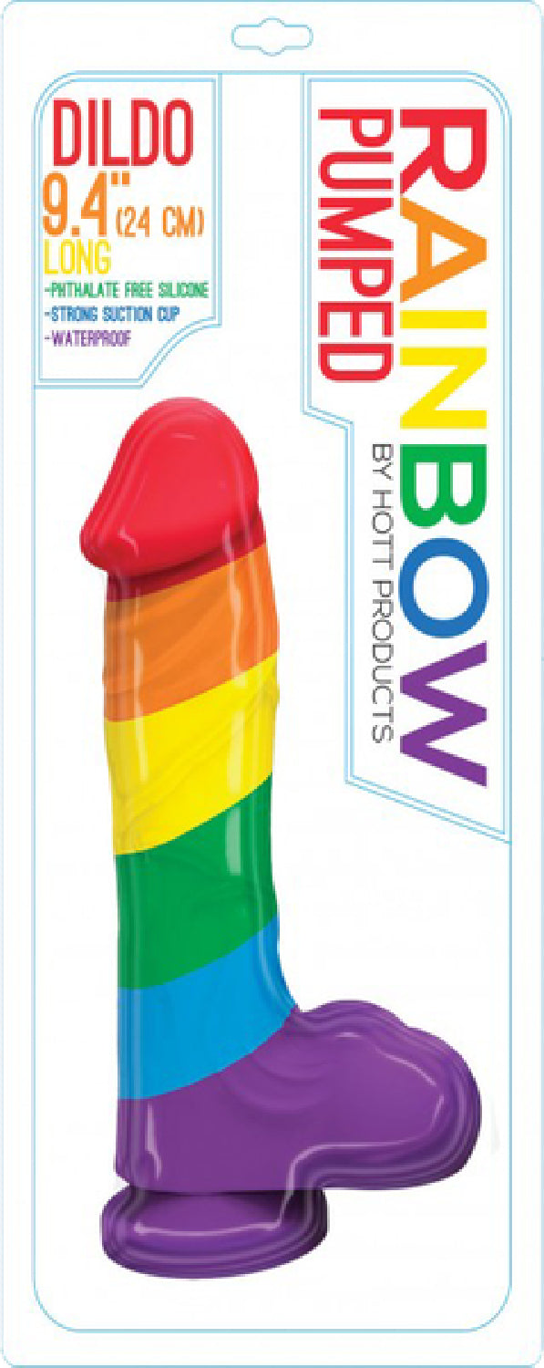 Rainbow Dildo - Pumped - Club X