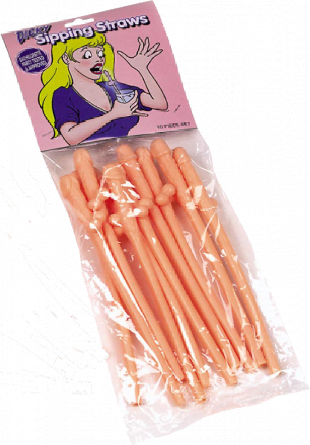 Dicky Sipping Straws (Flesh) Default Title - Club X