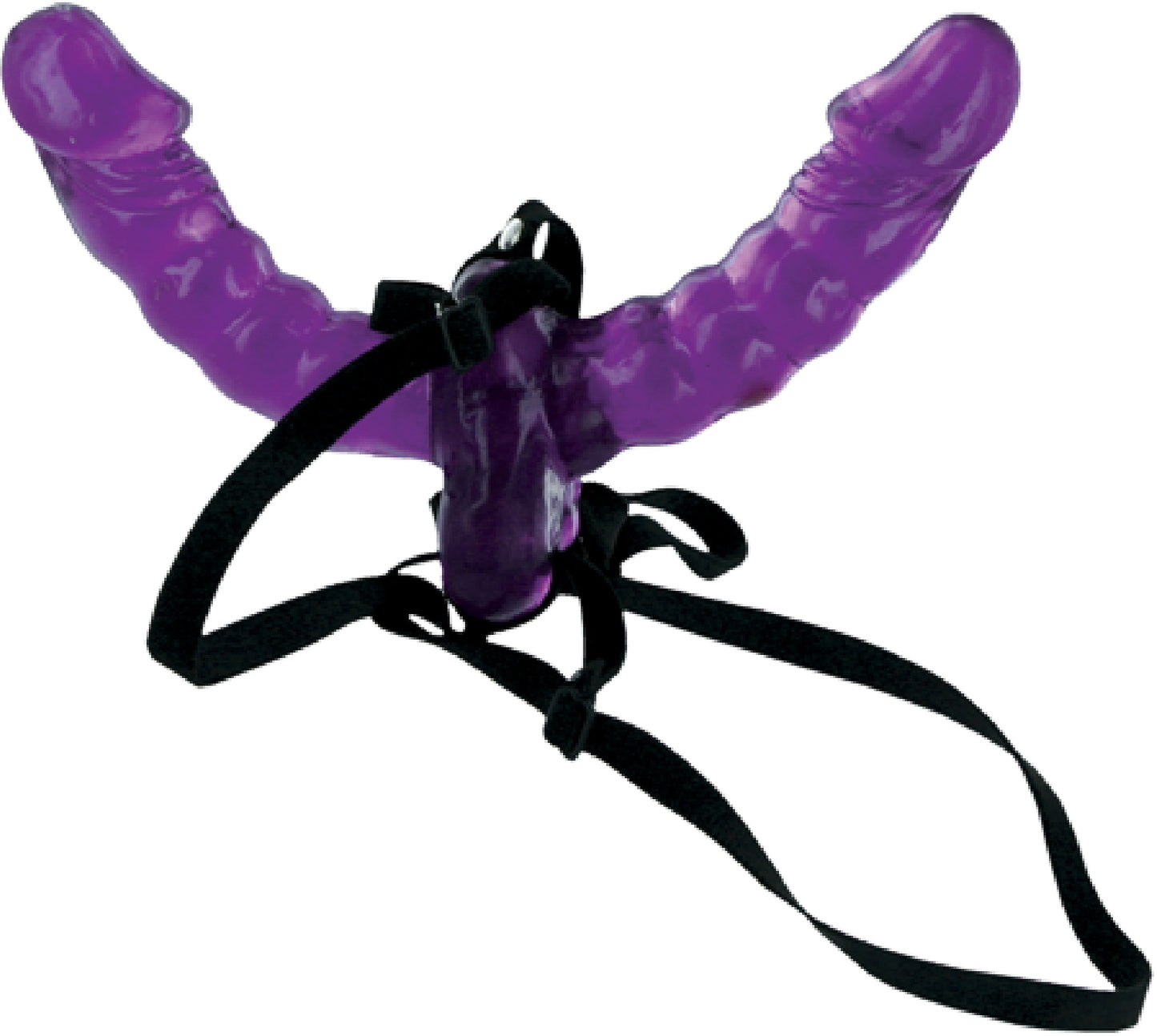 Double Delight Strap-On (Lavender)  - Club X