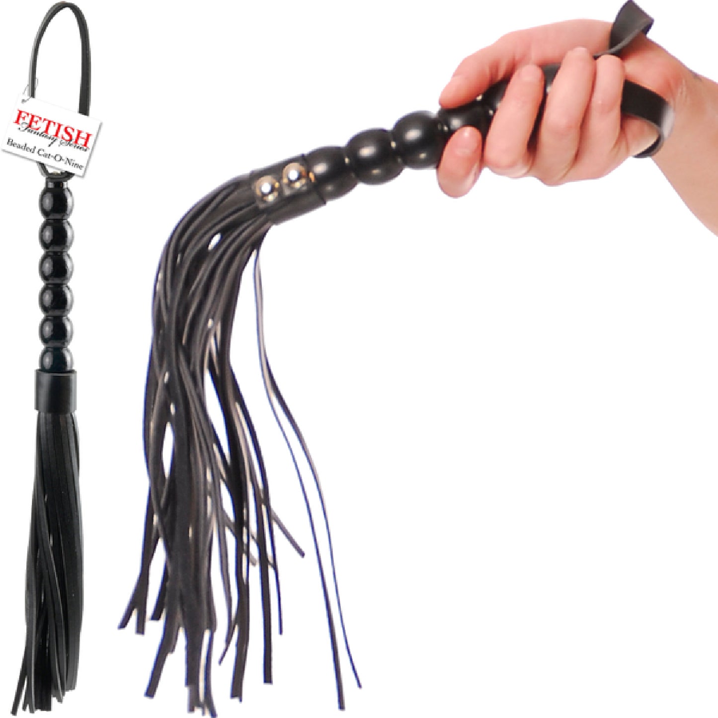 Beaded Cat-O-Nine Tails - Club X