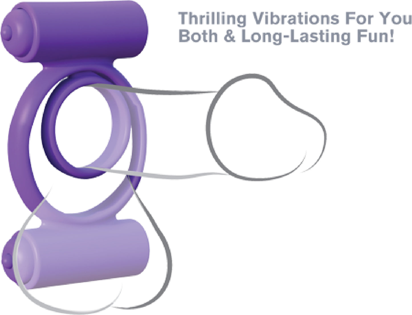 Silicone Double Delight (Lavender) - Club X